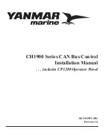 Yanmar CH1900 Series Installation Manual preview