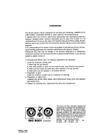 Предварительный просмотр 2 страницы Yanmar D27 Service Manual