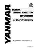Yanmar EF312T Operator'S Manual preview