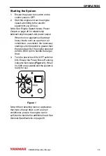 Preview for 29 page of Yanmar KMG Series Operation Manual