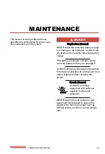 Preview for 33 page of Yanmar KMG Series Operation Manual