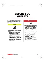 Preview for 33 page of Yanmar L100N Operation Manual