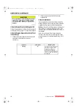 Preview for 42 page of Yanmar L100N Operation Manual