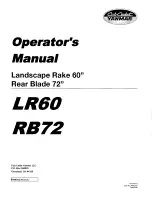 Предварительный просмотр 1 страницы Yanmar LR60 Operator'S Manual