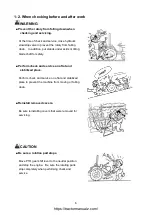 Preview for 8 page of Yanmar RH170 Operator'S Manual