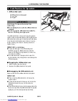 Preview for 52 page of Yanmar SC 2400 Operator'S Manual