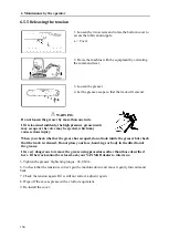 Preview for 171 page of Yanmar SV26 User Operation And Maintenance Manual