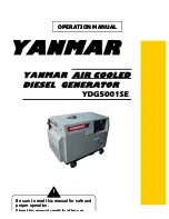 Предварительный просмотр 1 страницы Yanmar YDG5001SE Operation Manual