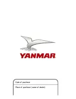 Предварительный просмотр 15 страницы Yanmar YDG5001SE Operation Manual