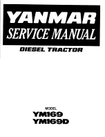 Yanmar YM169 Service Manual preview