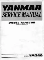 Yanmar YM240 Service Manual preview