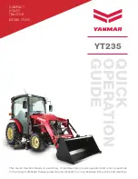 Yanmar YT235 Quick Operation Manual preview