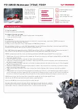 Preview for 4 page of Yanmar YT3 Series Maintenance Manual