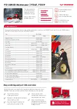 Preview for 6 page of Yanmar YT3 Series Maintenance Manual