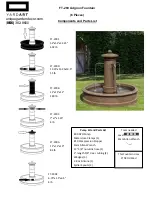 Yard Art Avignon Fountain FT-290 Assembly Instructions preview