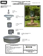 Preview for 1 page of Yard Art Borghese in Basin Fountain Manual