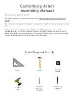 Preview for 2 page of Yard Craft Canterbury Assembly Manual