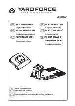 Предварительный просмотр 1 страницы Yard force AR RE01 Original Instructions Manual