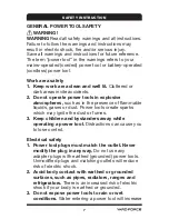 Preview for 9 page of Yard force GDGS12 Original Instruction Manual