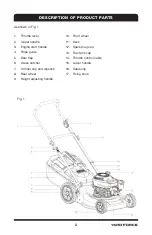 Предварительный просмотр 3 страницы Yard force GM A46 Operator'S Manual