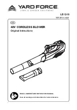 Yard force LB G18 Original Instructions Manual preview