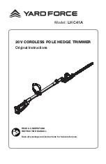 Предварительный просмотр 1 страницы Yard force LH C41A Original Instructions Manual