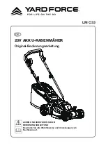 Предварительный просмотр 1 страницы Yard force LM C33 Original Instructions Manual