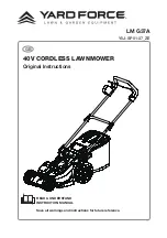 Yard force LM G37A Instruction Manual preview