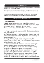 Preview for 7 page of Yard force LU C10 Original Instructions Manual