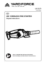 Preview for 1 page of Yard force LX CLT1 Original Instructions Manual