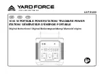 Preview for 1 page of Yard force LX PS1200 Original Instructions Manual