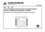 Предварительный просмотр 1 страницы Yard force LX PS1200 Original Instructions Manual