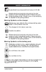 Preview for 8 page of Yard force N0F-GT-250/18-D Operating Manual