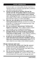 Предварительный просмотр 11 страницы Yard force N0F-GT-250/18-D Operating Manual