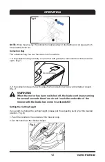 Предварительный просмотр 13 страницы Yard force SLM34KZD Operator'S Manual