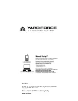 Preview for 24 page of Yard force Y0GWB31EW00 Operator'S Manual