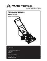 Yard force Y2GMB41PC00 Original Operating Manual предпросмотр