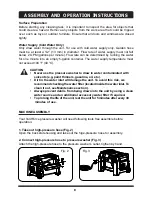 Предварительный просмотр 9 страницы Yard force YF1600A1 Operator'S Manual