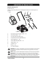 Предварительный просмотр 4 страницы Yard force YF1601 Operating Manual