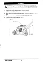 Preview for 14 page of Yard force YF1801 Operator'S Manual