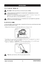 Preview for 15 page of Yard force YF22-3N1 Operator'S Manual