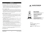 Preview for 13 page of Yard force YF22-3N1SP-SC Operator'S Manual