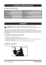 Preview for 9 page of Yard force YF22-3N1SP Operator'S Manual