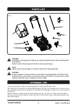 Preview for 8 page of Yard force YF22-3N1SPF Operator'S Manual