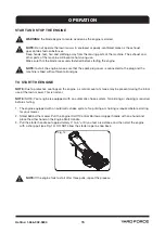 Preview for 15 page of Yard force YF22-3N1SPF Operator'S Manual