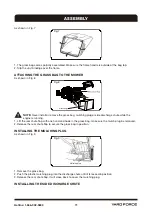 Предварительный просмотр 11 страницы Yard force YF22-3N1SPVS-SC Operator'S Manual