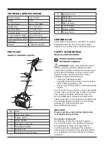 Preview for 3 page of Yard force YF6012-LE Operator'S Manual