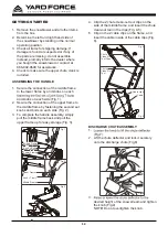 Предварительный просмотр 12 страницы Yard force YF60VRX22-ST Operator'S Manual