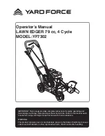 Предварительный просмотр 1 страницы Yard force YF7302 Operator'S Manual