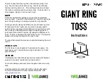 Yard Games GIANT RING TOSS Instructions предпросмотр